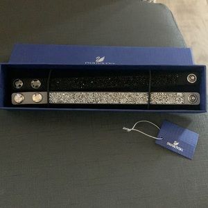 Authentic Swarovski Crystal Rock Bracelets CRY/JET